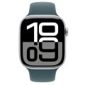 Apple Watch Series10 46mm GPSモデル MWX03J/A+MXLR3FE/A A2999【シルバーアルミニウムケース/レイクグリーンスポーツバンド】