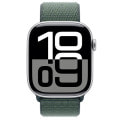 Apple Watch Series10 46mm GPSモデル MWX03J/A+MXL83FE/A A2999【シルバーアルミニウムケース/レイクグリーンスポーツループ】