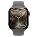 Apple Watch Series10 46mm GPS+Cellularモデル MWY93J/A A3003【ナチュラルチタニウムケース/ストーングレイスポーツバンド】