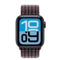Apple Watch SE3 40mm GPSモデル MEHX4J/A+MK7R4FE/A A3324【ミッドナイトアルミニウムケース/バーガンディプラッドスポーツループ】