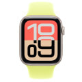 Apple Watch SE3 44mm GPSモデル MEP04J/A+MFGV4FE/A A3325【スターライトアルミニウムケース/ネオンイエロースポーツバンド(S/M)】