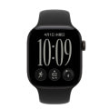 Apple Watch Series12 42mm GPSモデル MJEA4X/A A3581【ブラックアルミニウムケース/ブラックスポーツバンド(S/M)】