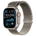Apple Watch Ultra2 49mm GPS+Cellularモデル MX4M3J/A A2986【ナチュラルチタニウムケース/ナチュラルチタニウムミラネーゼループ(S)】