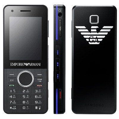 SoftBank 830SC EMPORIO ARMANI ブラック|中古ガラケー格安販売の