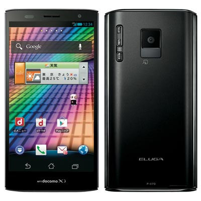 docomo NEXT series ELUGA power P-07D ブラック|中古スマートフォン