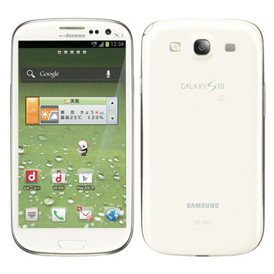 docomo NEXT series GALAXY S3 SC-06D Marble White|中古