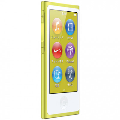 新品未使用☆ iPod nano 7世代 16GB MD476J イエロー - ポータブル