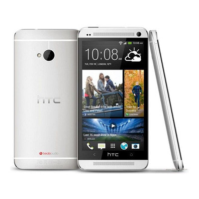 au htc J One HTL22 White Metal [HTL22SWA]|中古スマートフォン格安