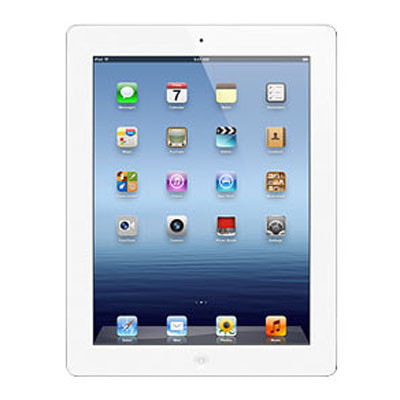 【第4世代】SoftBank iPad4 Wi-Fi+Cellular 16GB ホワイト MD525J/A A1460