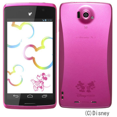美中古品 N-03E Disney Mobile ピンク スペア電池付 docomo with series Disney Mobile on docomo N-03E PINK|中古