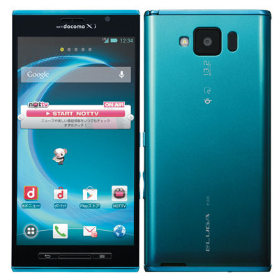 中古品 P-02E ELUGA X ブルーグリーン docomo NEXT series ELUGA X P-02E BlueGreen|中古スマートフォン格安