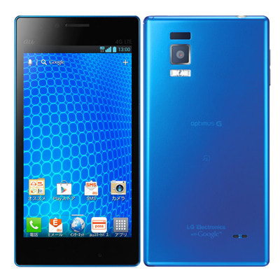 au Optimus G LGL21 AstroBlue|中古スマートフォン格安販売の【イオシス】