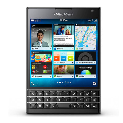 イオシス|BlackBerry Passport SQW100-1 (RGY181LW) Piano Black【海外版 SIMフリー】