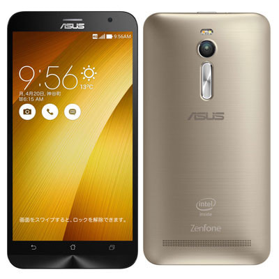 ASUS ZenFone2 (ZE551ML) 32GB Gold 【RAM4GB 国内版 SIMフリー】|中古 