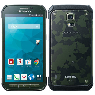 イオシス|docomo GALAXY S5 ACTIVE SC-02G Camo Green