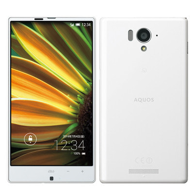 Au Aquos Serie Shl25 ホワイト 中古スマートフォン格安販売の イオシス